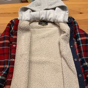 Kids Sherpa Flannel Jacket